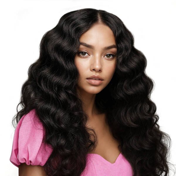 Raw Indian Deep Wavy Machine Weft - Image 5