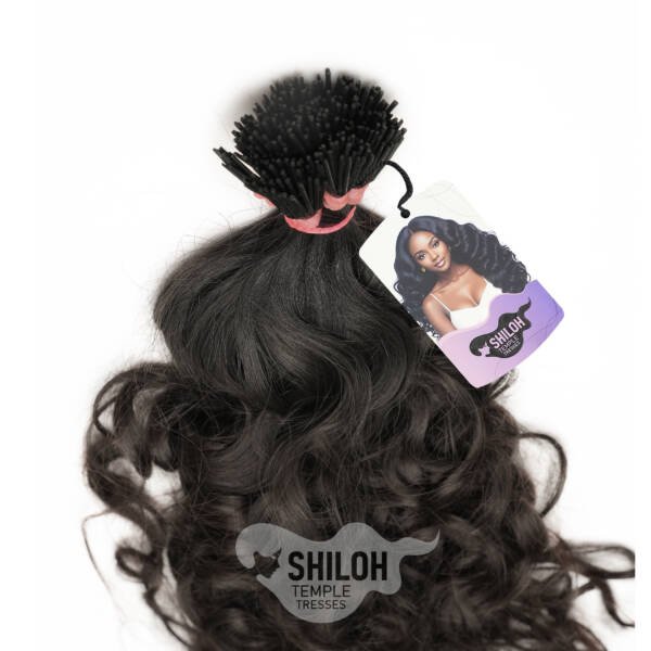 Raw Indian Curly Keratin I-Tips - Image 2