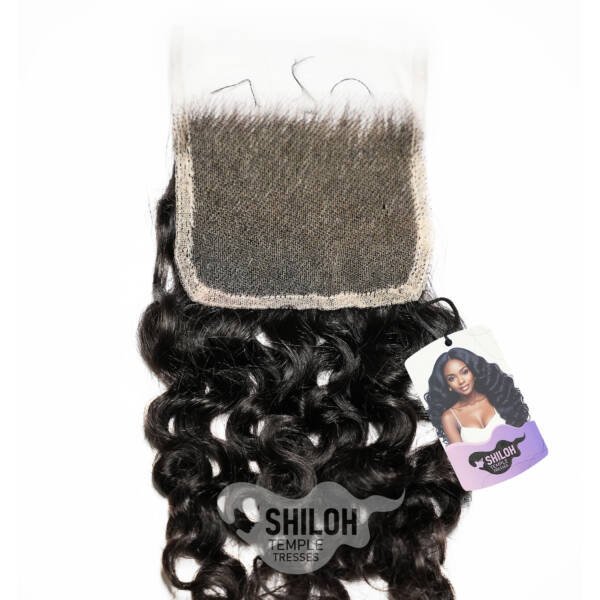Raw Indian Curly HD Lace Closure - Image 2