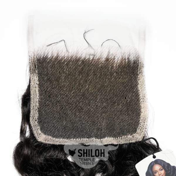 Raw Indian Curly HD Lace Closure - Image 3