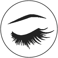 Eyelash extension beauty icon