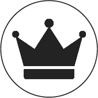 Premium quality crown icon