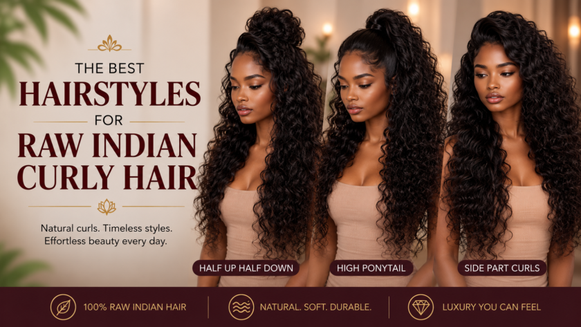 5 The Best Hairstyles for Raw Indian Curly Hair 11