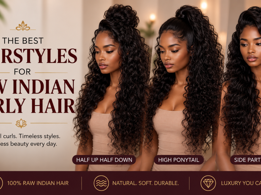 5 The Best Hairstyles for Raw Indian Curly Hair 11